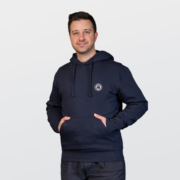 Hoodie mit TH-Sign bestickt
